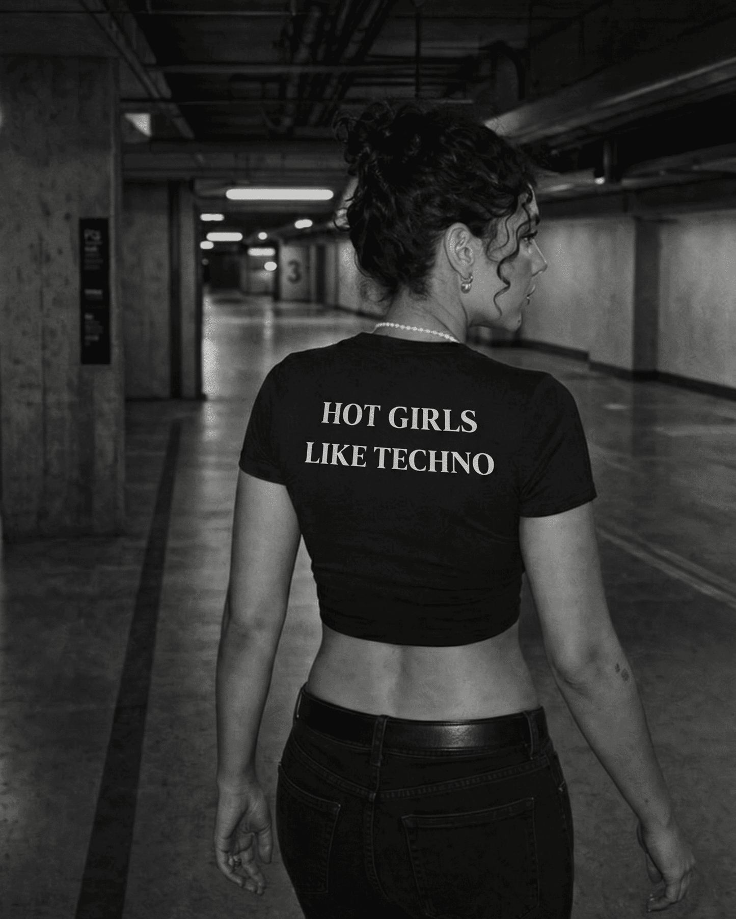 Girls like techno - Baby tee