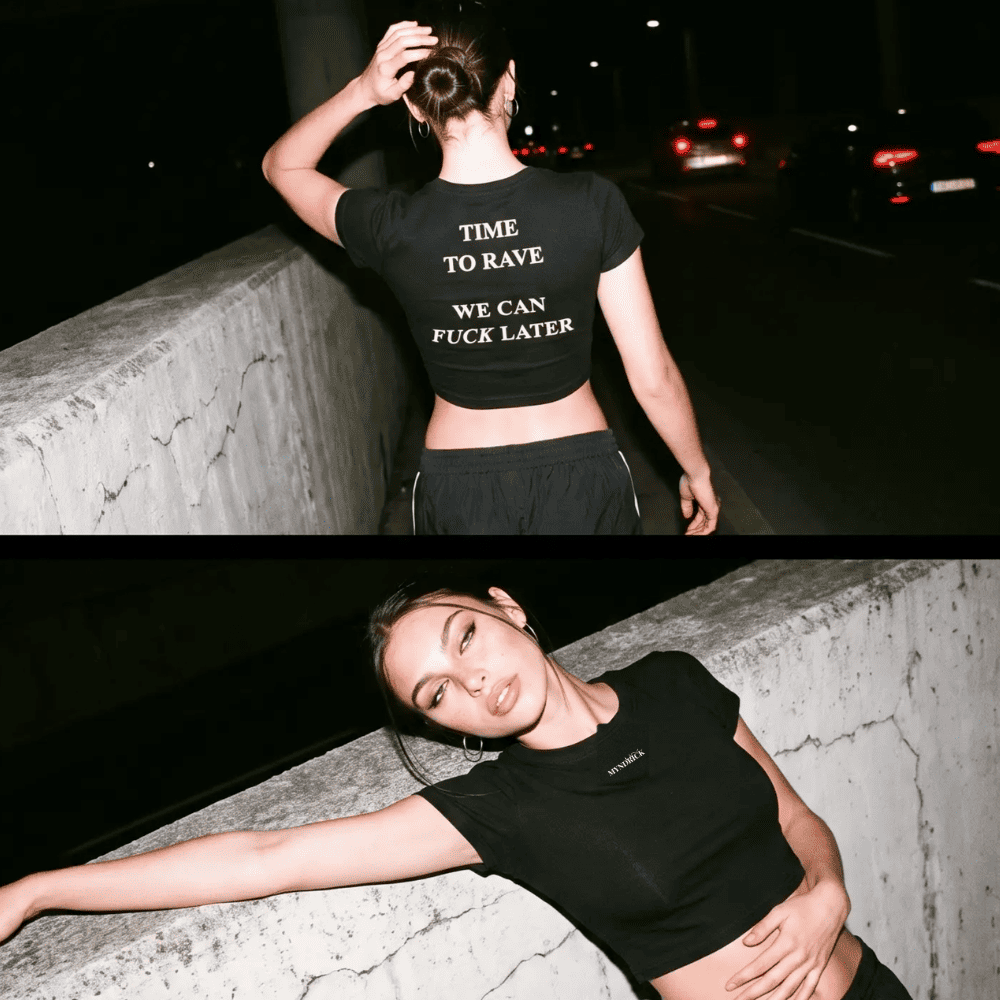 Time to rave - Baby tee