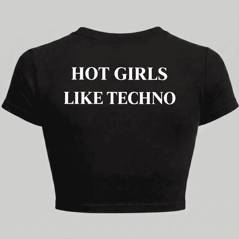 Girls like techno - Baby tee