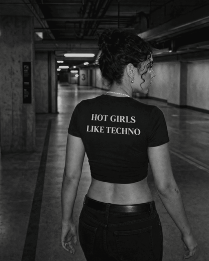 Girls like techno - Baby tee